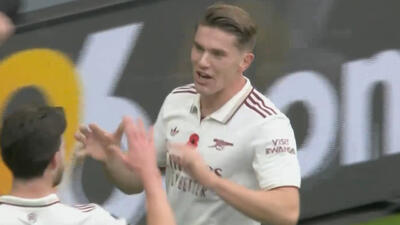  گل اول آرسنال به برنلی توسط گیوکرش