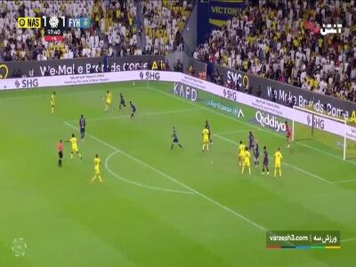  دبل رونالدو برای النصر مقابل الفیحا