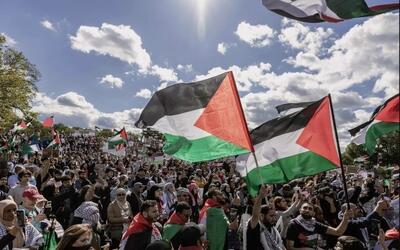  تظاهرات حامیان فلسطین در قلب سوئد (فیلم)