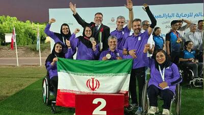  مدال نقره میکس تپانچه برای ایران؛ درخشش میرشفیعی و احمدی در جام جهانی پاراتیراندازی