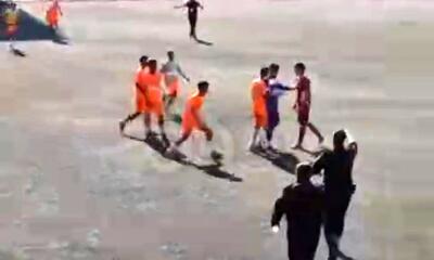  زد و خورد دسته‌جمعی در فوتبال ایران جنجال آفرید