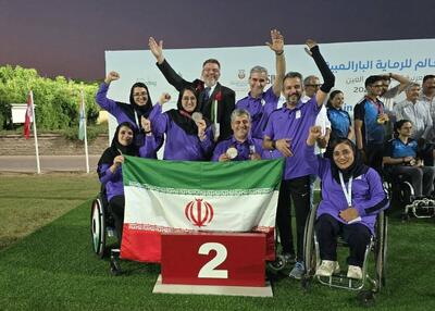  مسابقات جام جهانی پاراتیراندازی امارات / میکس تیمی تپانچه صاحب مدال نقره شد