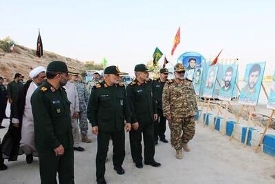  بازدید جانشین ستاد کل نیروهای مسلح از منطقه دوم ندسا