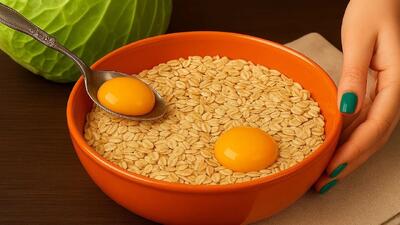 اگه کلم سفید داری باجو پرک و تخم مرغ یه غذای جدید و متفاوت درست کن که طعمش تکرار نشدنیه!