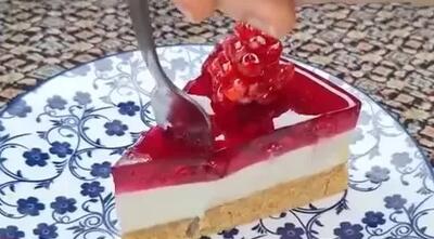  آموزش آسان چیز کیک انار یخچالی برای شب یلدا !
