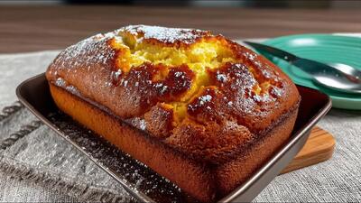  طرز تهیه کیک پرتقالی ۱۰ قاشقی در ده دقیقه !