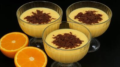  طرز تهیه موس کرم پرتقالی در ۵ دقیقه بدون نیاز به پخت !
