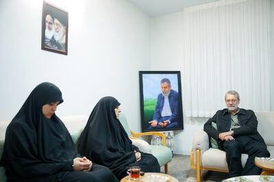  واکنش سردار ایزدی به انتقادات از پزشکیان/ در دیدار لاریجانی با خانواده شهید حاج رمضان چه گذشت؟+ فیلم