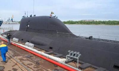  زیردریایی هسته‌ای سنگین روسیه به آب انداخته شد