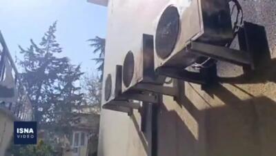  تصاویری جدید از محل آتش‌سوزی رستوران دوطبقه شهرک غرب +فیلم