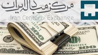  نرخ ارز در مرکز مبادلات امروز