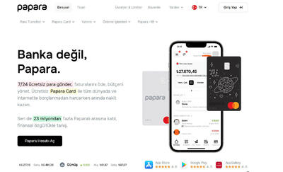  بانک مرکزی ترکیه  مجوز شرکت سهامی پول الکترونیک «پاپارا» را باطل کرد