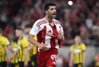  صدرنشینی المپیاکوس با گلزنی طارمی + ویدیو