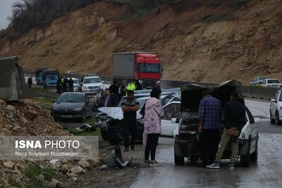  واژگونی خودرو مرگ سرنشین خدابنده‌ای را درپی داشت