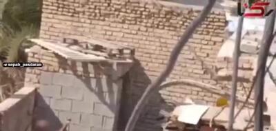  لحظه تلخ کتک زدن پدر پیر توسط پسرش