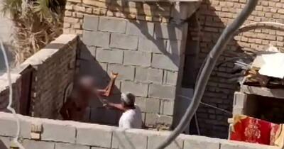  صحنه کتک زدن پدر آبادانی توسط پسر ناخلفش/ ویدئو