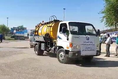  رزمایش آمادگی دفع فاضلاب در اهواز