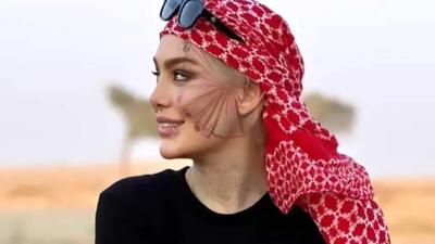  چهره جدید سحر قریشی در دبی / پر از تتو و جلف !