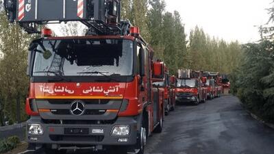  آتش‌سوزی رستوران دوطبقه شهرک غرب