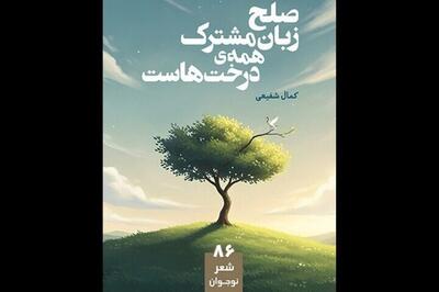  «صلح زبان مشترک همه درخت‌هاست» مجموعه‌شعری برای نوجوان‌ها