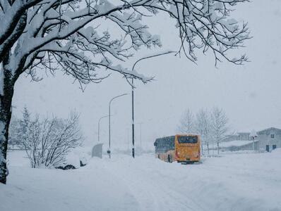  عکس | بارش سنگین برف در شهر ریکیاویک ایسلند