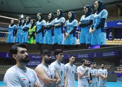  تیم ملی والیبال ایران به ریاض رسید
