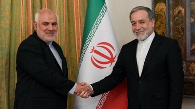  دیدار سفیر جدید ایران در هند با عراقچی