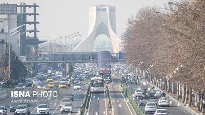  افزایش آلودگی هوای تهران تا پایان هفته