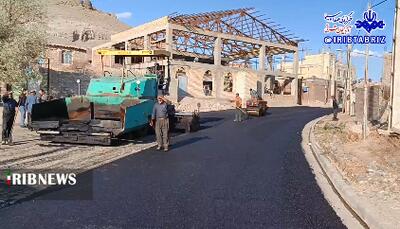  نونواری معابر ۲۸ روستای شهرستان مراغه