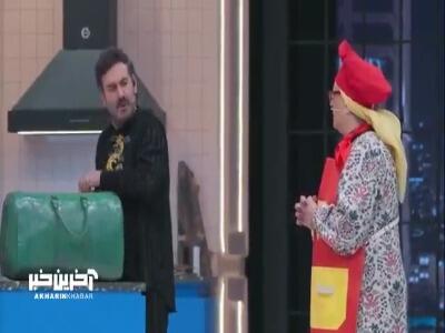  نیما شعبان نژاد و نصرالله رادش جوری از مریم امیرجلالی میترسن انگار عزرائیل دیدن!