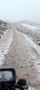  پاییز خشک امسال بالاخره رنگ برف گرفت!