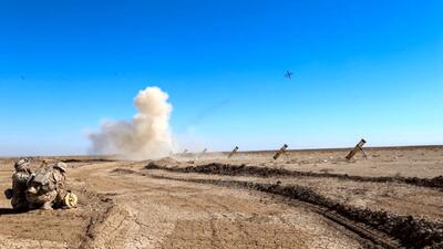  تصاویری از مانور پهپادی یگان‌های سجیل سپاه