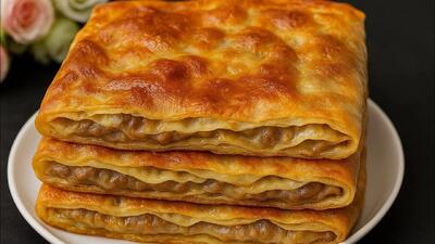  آرد + آب / پخت شام سریع و خوشمزه با مواد ساده و ارزان