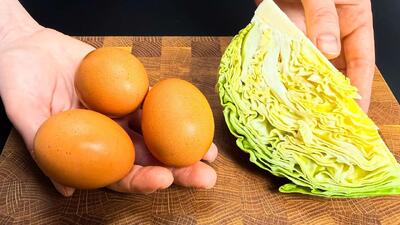  غذا بدون گوشت : طرز تهیه غذا با کلم و تخم مرغ، از گوشت خوشمزه تر میشه