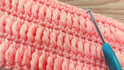  آموزش قدم به قدم بافت مارپیچ / خیلی سریع یاد میگیری