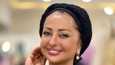  مدلینگ نفیسه روشن با میکاپ خیره‌کننده و رژ لب قرمز