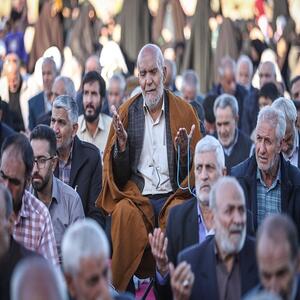  تصاویر: اقامه نماز طلب باران در زنجان