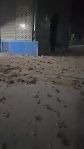  زلزله در افغانستان به مسجد کبود مزارشریف آسیب وارد کرد