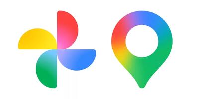 گوگل آیکون Photos و Maps را با حالت گرادیان بازطراحی کرد