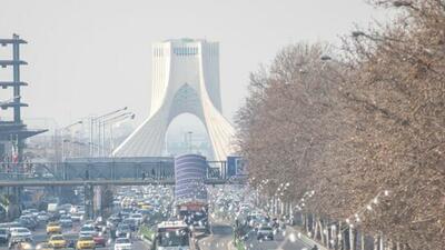  افزایش آلودگی هوای تهران تا پایان هفته/ بارش پراکنده در ارتفاعات