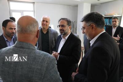  رئیس کل دادگستری استان البرز از حوزه قضایی چهارباغ بازدید کرد
