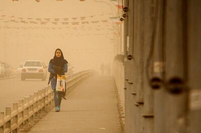  آلودگی ۱۱ شهر خوزستان / سوسنگرد و هویزه در وضعیت بنفش / اهواز، شوشتر، کوت عبدالله و خرمشهر در وضعیت قرمز
