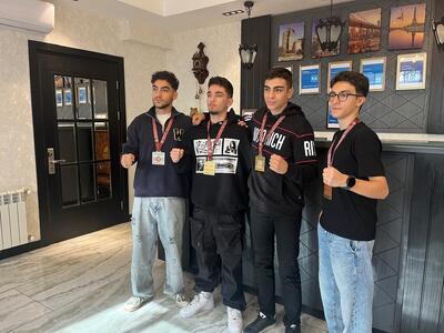  ببینید| کولاک پسران ایران در کیک بوکسینگ آذربایجان/ طلای دنیا برگردن پارسا واحدی - پارس فوتبال