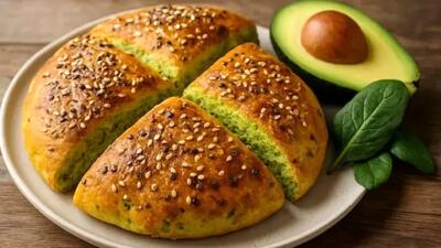  نان رژیمی آووکادو؛ بدون آرد، بدون دردسر، با طعمی فراتر از پیتزا+ فیلم