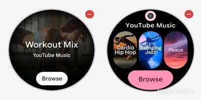  YouTube Music در ساعت‌های گلکسی بازطراحی شد؛ رنگی‌تر و ساده‌تر