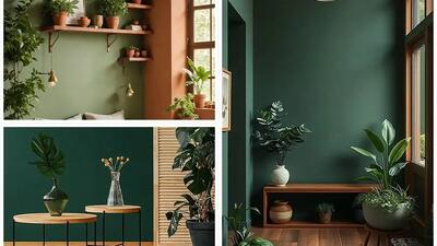 چطور با دیوار سبز پذیرایی، حال‌ و هوای بهشت رو به خونه بیاری؟