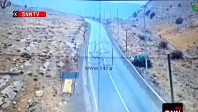  بارش اولین برف پاییزی در محور درگز- قوچان + فیلم