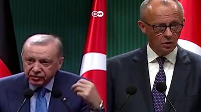  جدال لفظی اردوغان و صدراعظم آلمان را ببینید