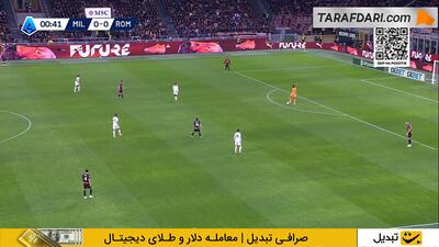  خلاصه بازی میلان 1-۰ آاس رم (سری آ - 26-2025)