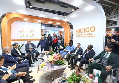  بازدید سفرای 12 کشور از غرفه شرکت ملی صنایع مس ایران در نمایشگاه ایران کانمین 2025 - تسنیم